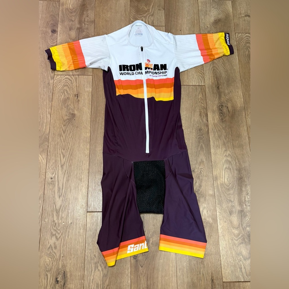 Tri suit Iron Man Women's Jumpsuit - Purple and Orange